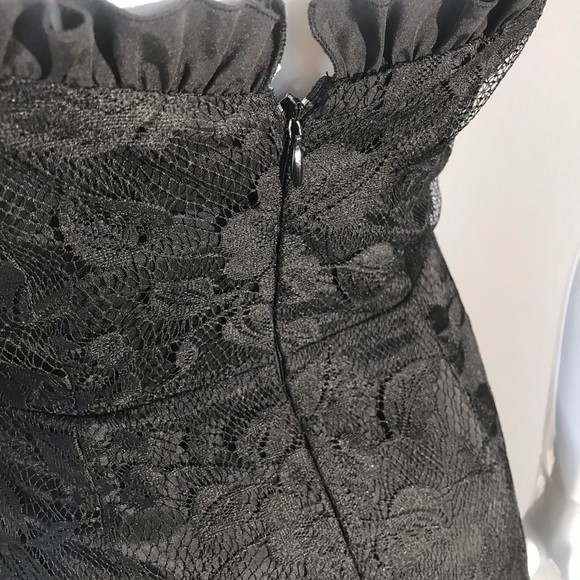 Strapless black evening gown - Picture 7 of 13